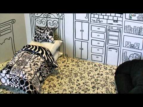 پوستر ساخت خانه عروسکی از کارتن - صنایع دستی ساده عروسک