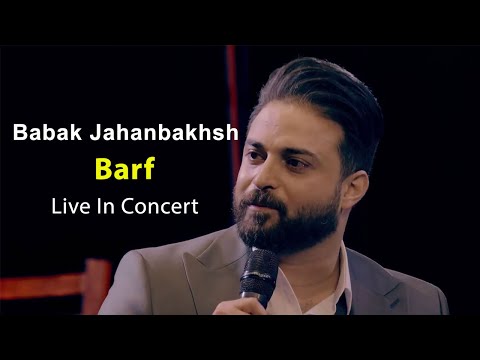 پوستر بابک جهانبخش - اجرای زنده آهنگ برف