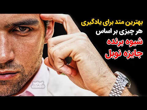 پوستر بهترین روش یادگیری هر چیز براساس متد برنده نوبل