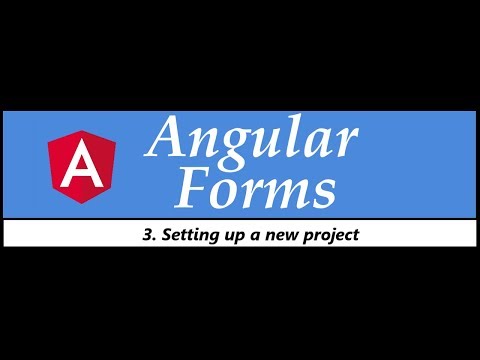 پوستر آموزش فرم‌های Angular - 3 - راه‌اندازی پروژه جدید