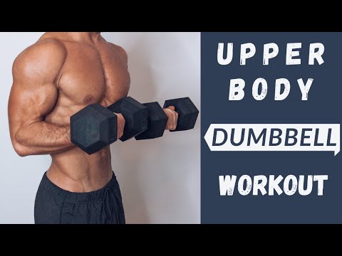پوستر FULL UPPER BODY Dumbbells Only Rowan Row
