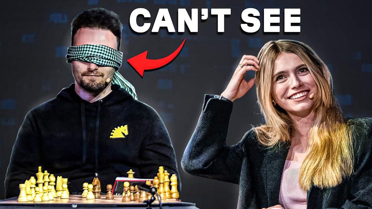 پوستر INSANE Chess Match While Wearing A BLINDFOLD