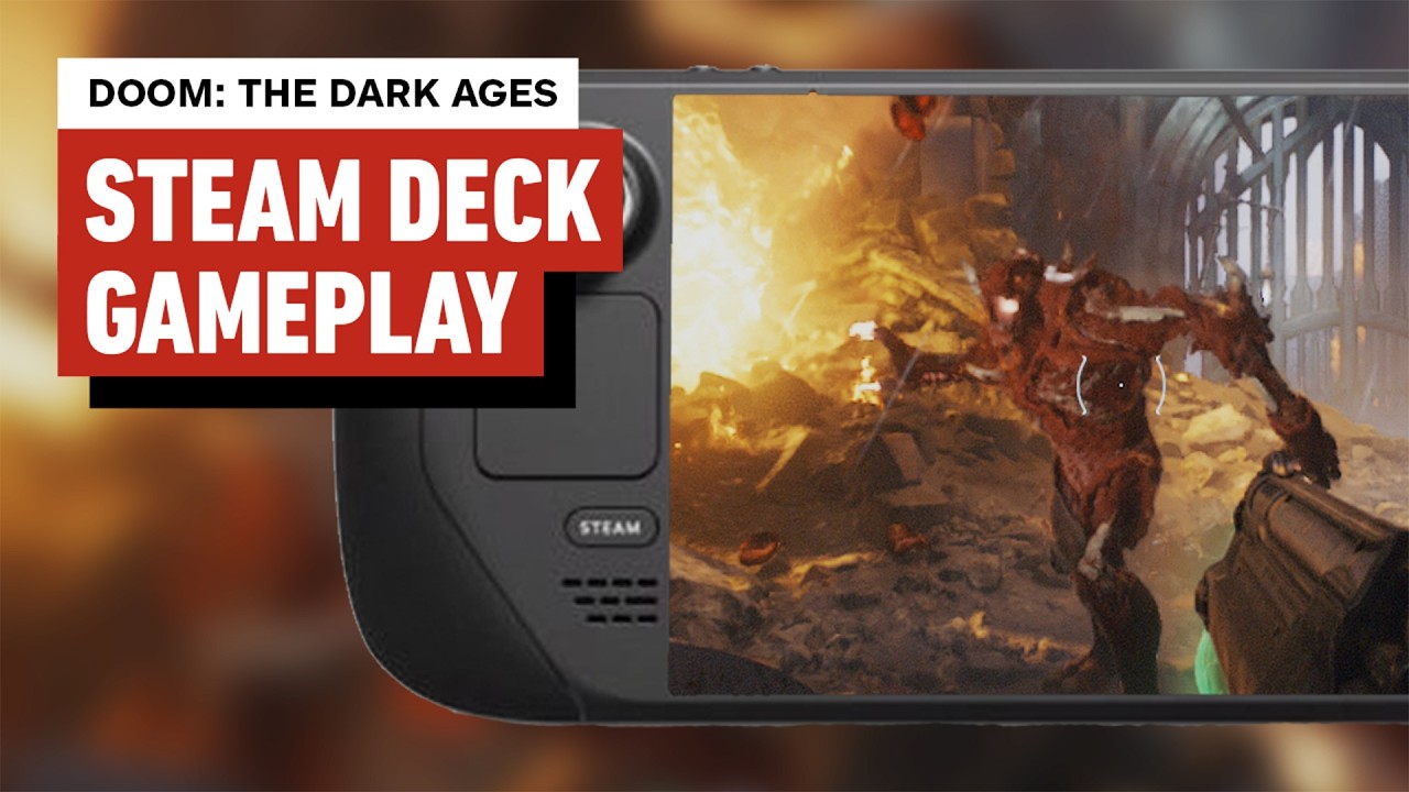 پوستر Doom The Dark Ages Steam Deck Gameplay - Lowest Highest...
