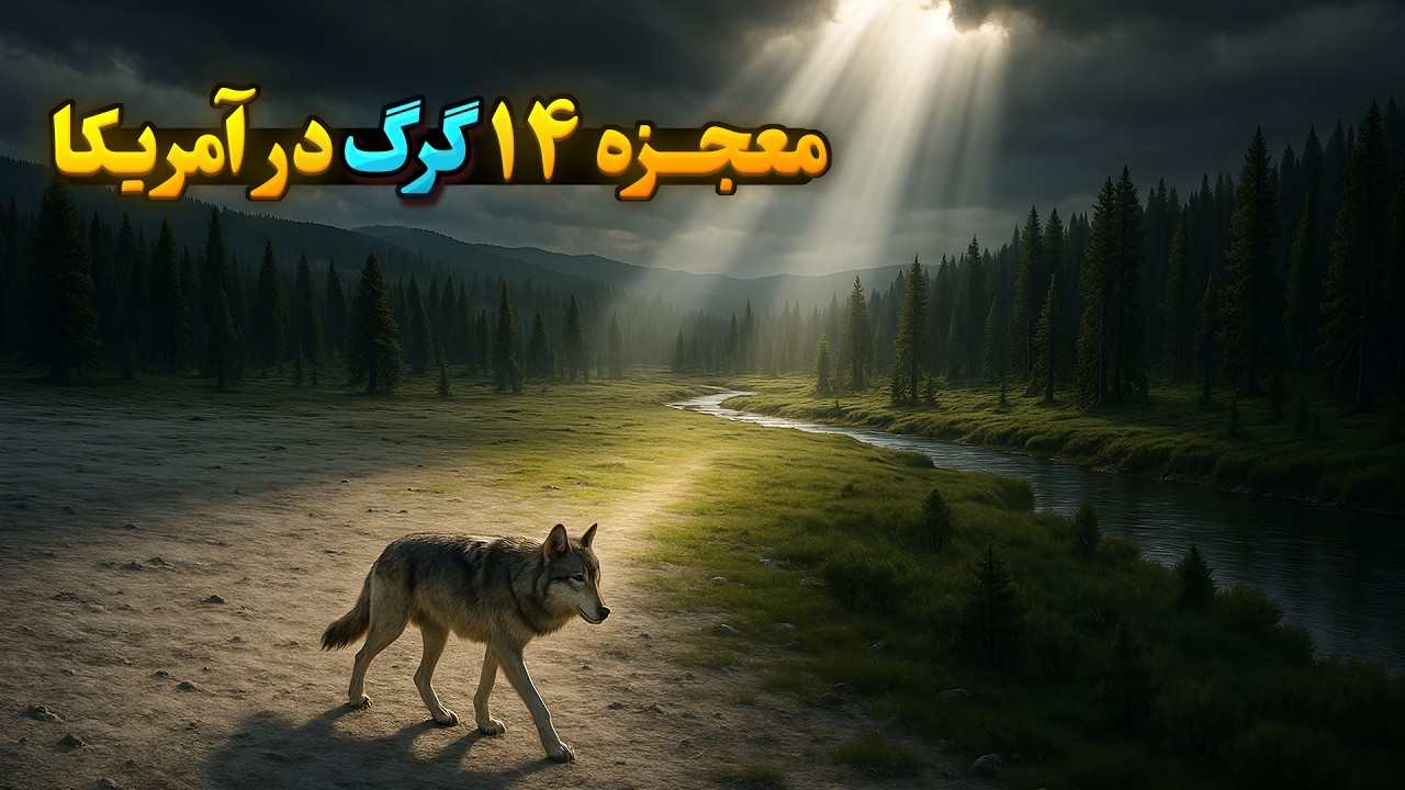 پوستر 14 گرگ را در پارک یلواستون آمریکا رها کردند! نتیجه شوکه...