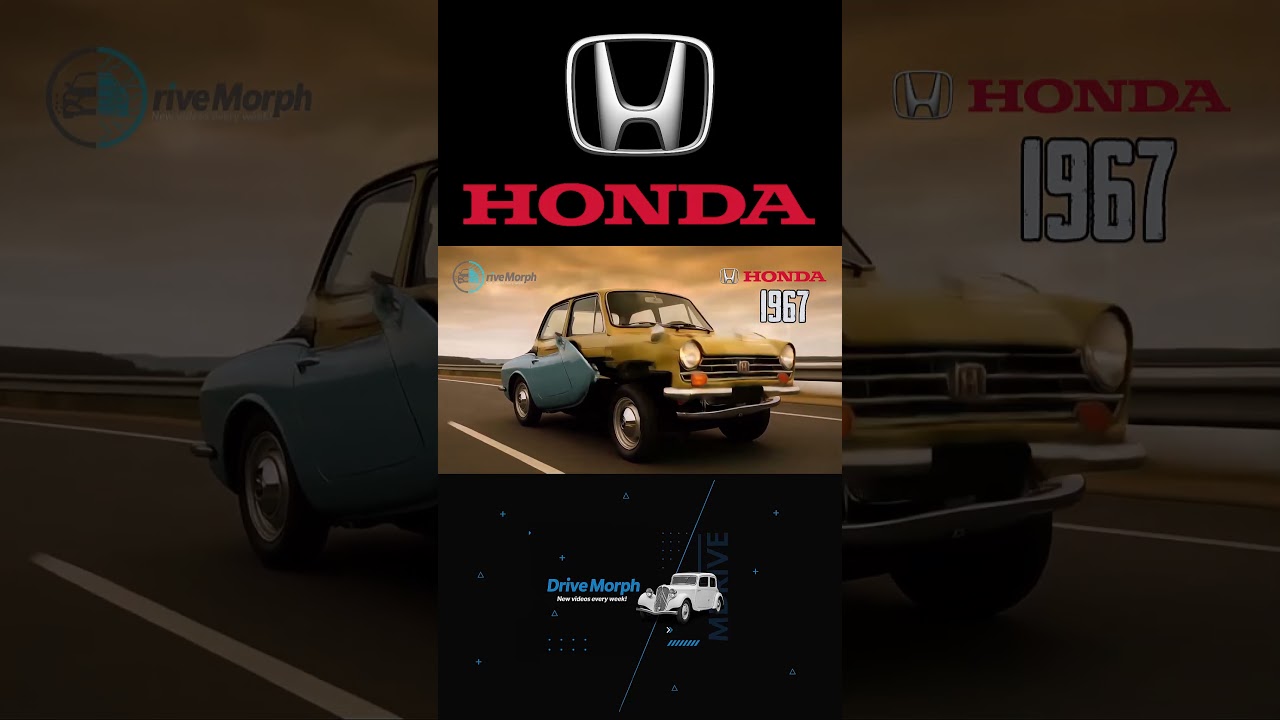 پوستر Car Evolution Start Honda - Compact Dreams Begin