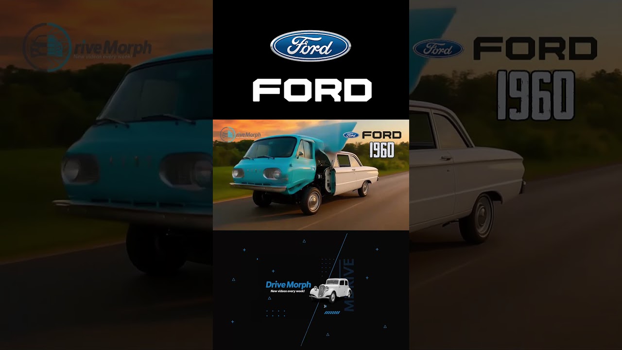 پوستر Best Car Evolution Ford - Muscle, Culture, Icons