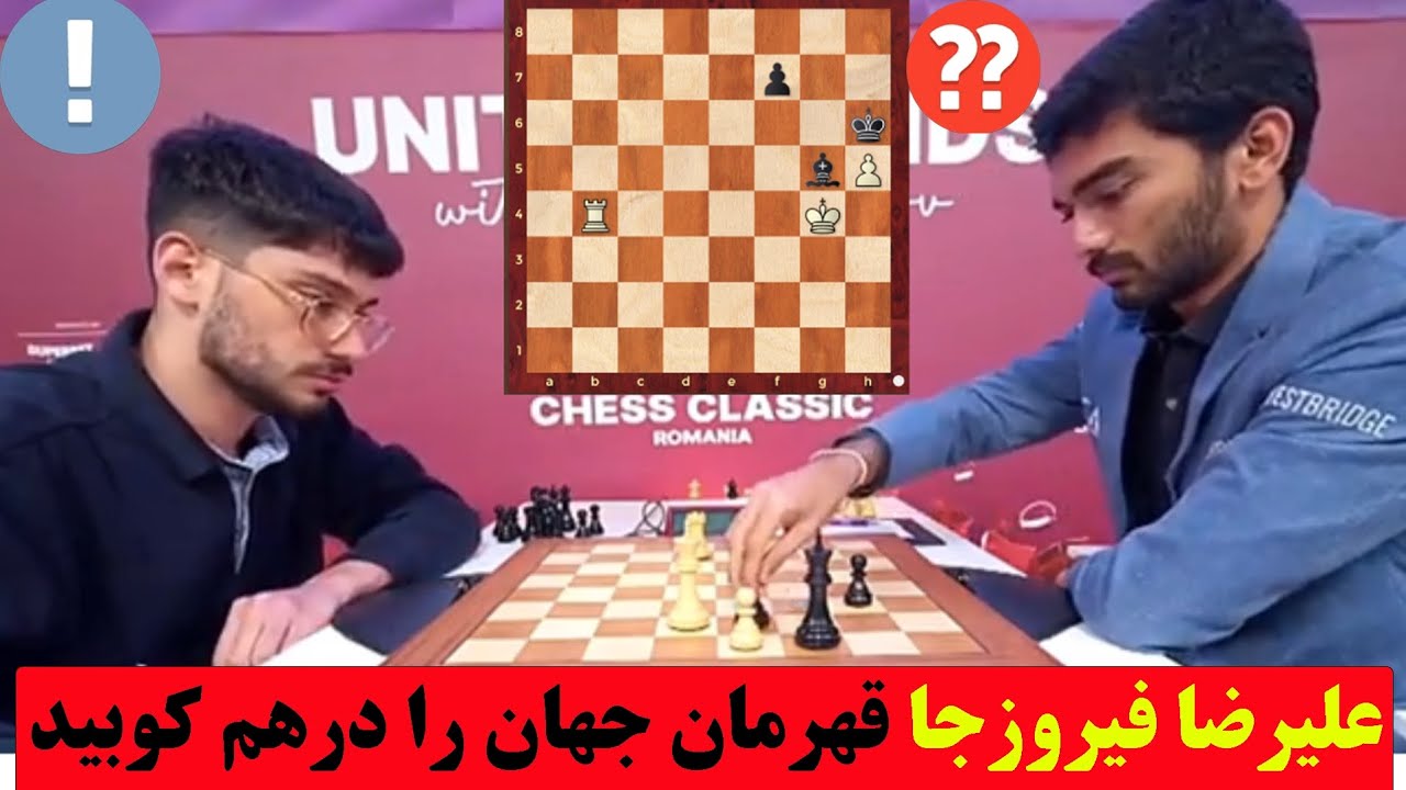 پوستر علیرضا فیروزجا قهرمان جهان را در هم کوبید