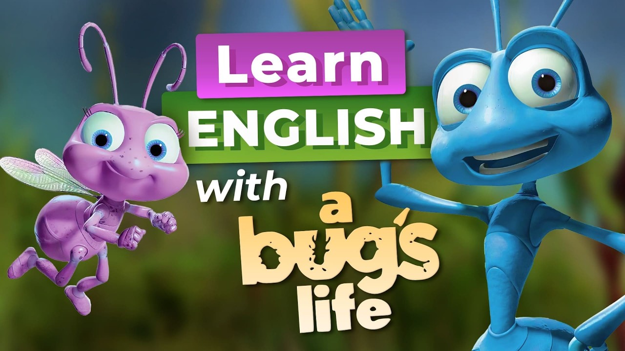 پوستر Learn English with A BUGS LIFE — Disney Pixar