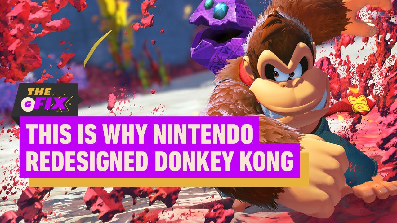 پوستر Donkey Kongs New Redesign Explained by Shigeru Miyamoto -...