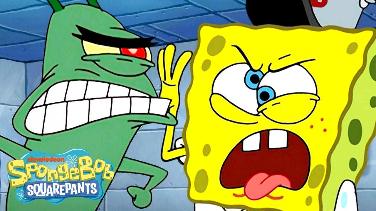 پوستر Plankton Being Over It for 30 Minutes Straight 😒 SpongeBob