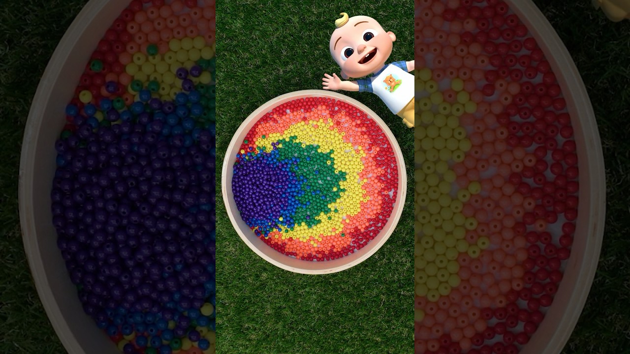 پوستر Colorful Beads! 🌈 Can You Name the Colors?