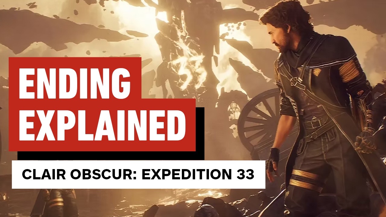 پوستر Clair Obscur Expedition 33 Ending Explained