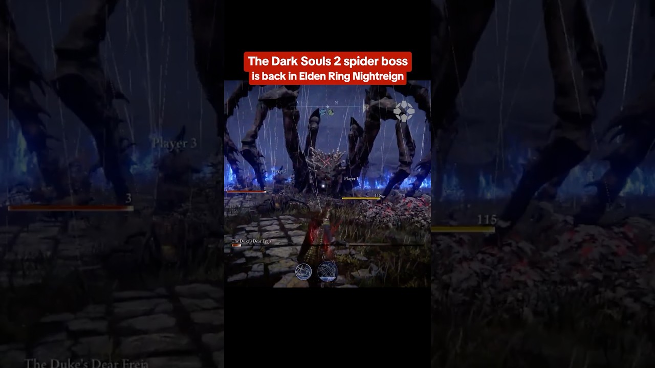 پوستر The Dukes Dear Freja from Dark Souls 2 is in Elden Ring...