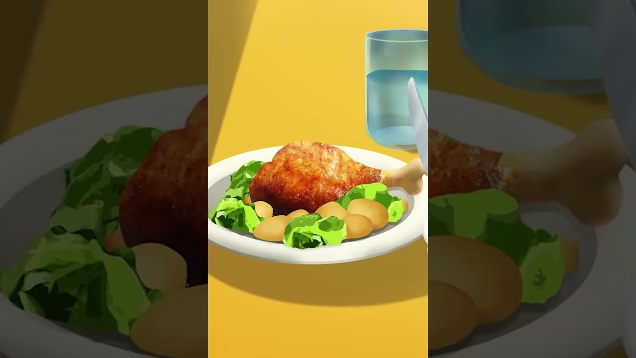 پوستر اگی، خوب بخور کوتاه اگی انیمیشن برای کودکان