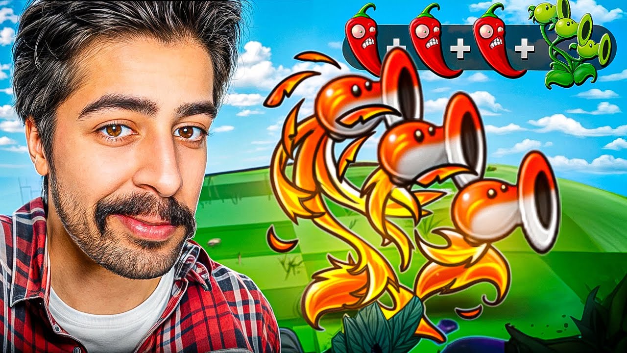 پوستر این ترکیب نیاز به سه تا فلفل داره خیلی عجیبه ! 😮🔥 PvZ...
