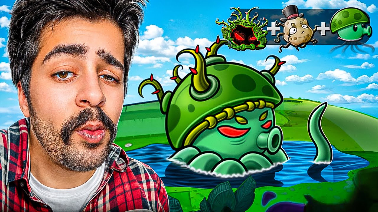 پوستر با وجود این گیاه هیچ کسی نمیتونه از تو آب رد بشه ! 😮🔥 PvZ...