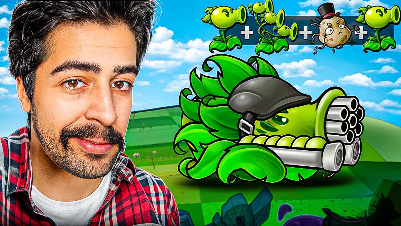 پوستر باورم نمیشه با این ترکیب رگباری میزنه ! 😮🔥 PvZ Fusion