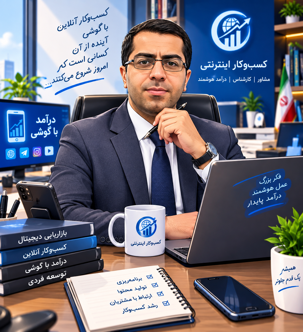 خدمات برندینگ کاوه محمدی، کارشناس و مشاور شرکت آینوتی و مهندس کامپیوتر