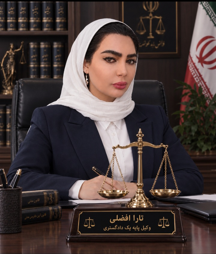 تارا افضلی وکیل پایه یک دادگستری در کرمان