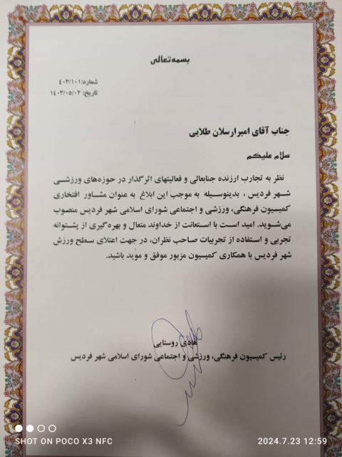 امیرارسلان طلایی