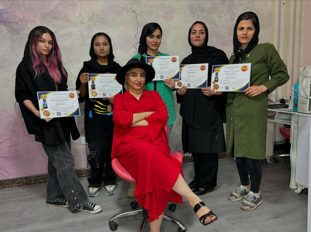 آموزش تخصصی تتو بدن و صورت با مدرک در کرج 