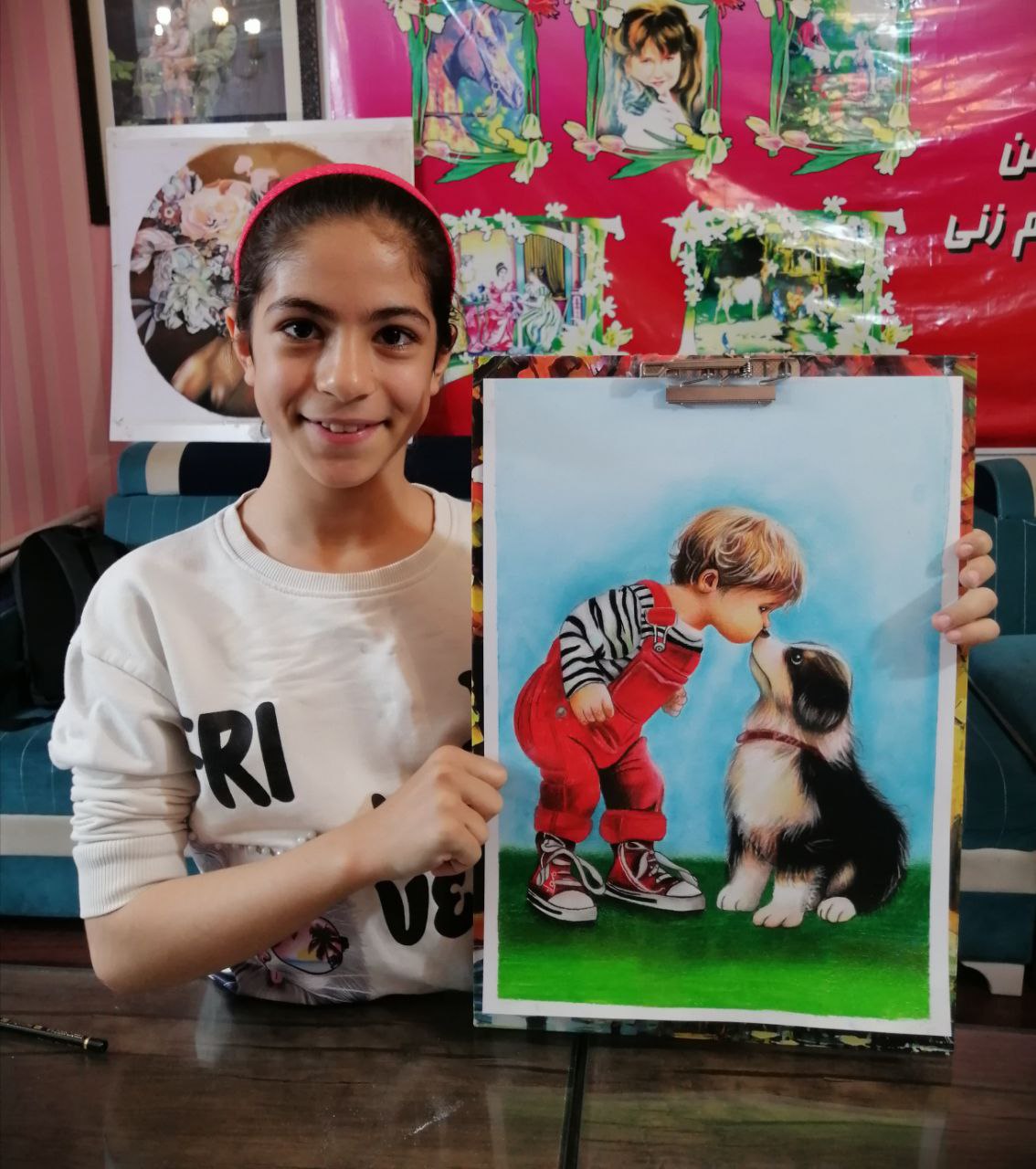 طراحی سیاه قلم در اصفهان