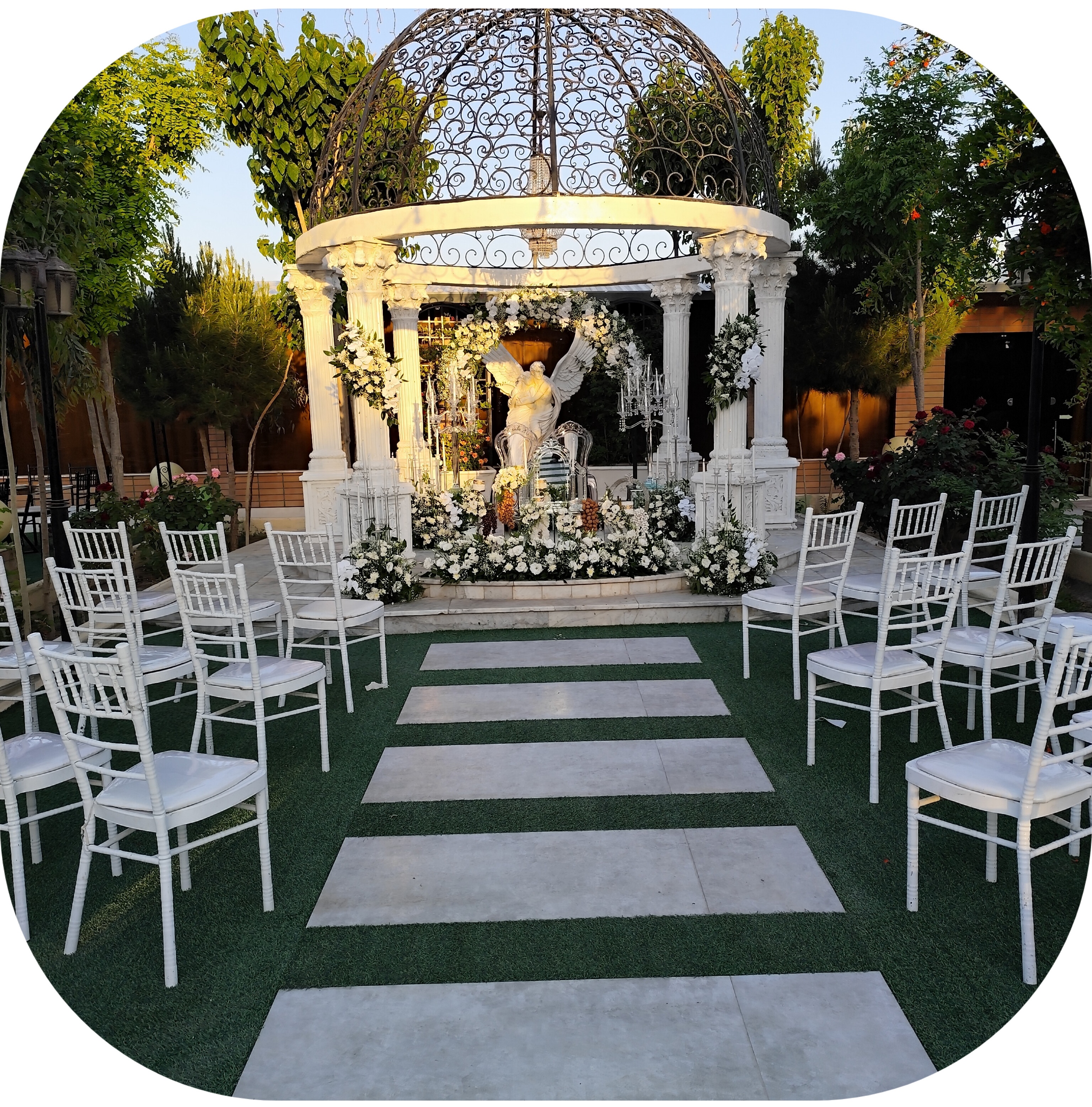 باغ تالار شیک در اصفهان