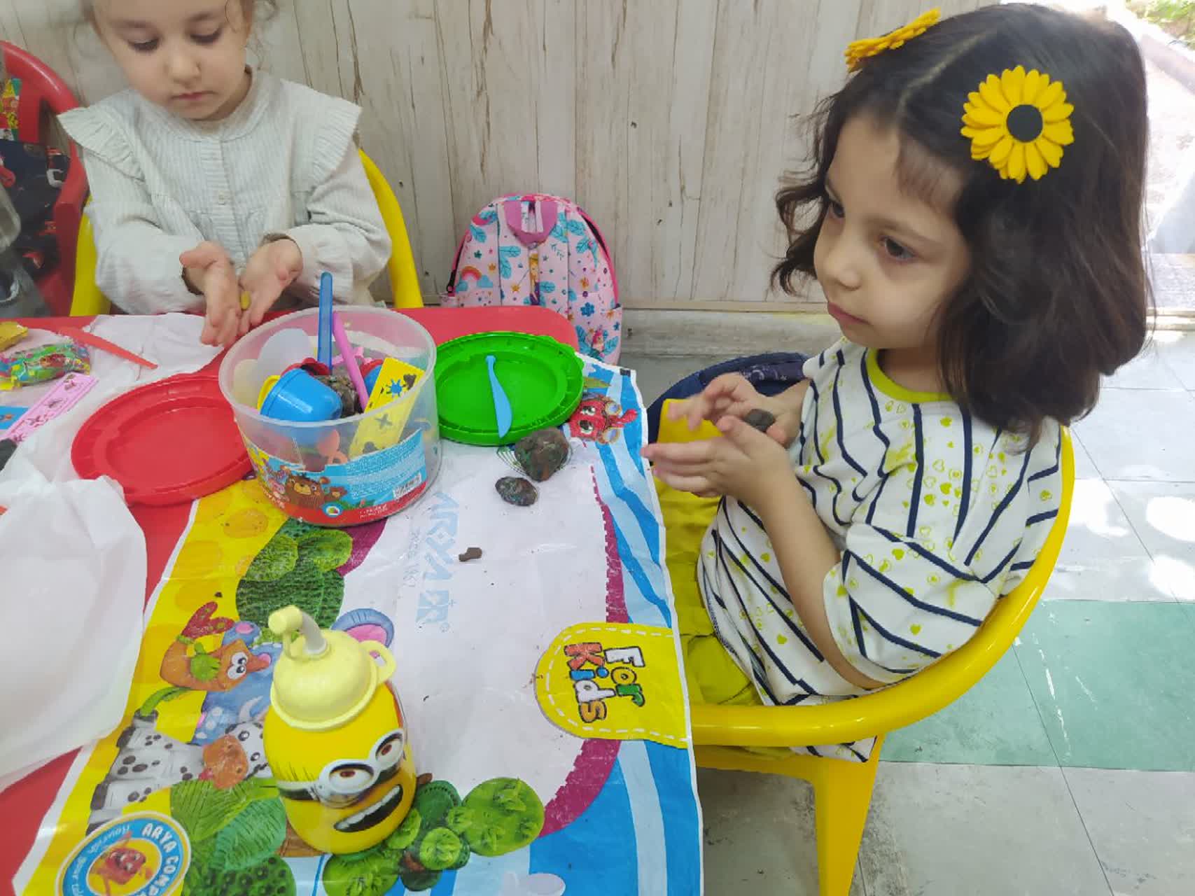 کلاس خمیر بازی کودکان