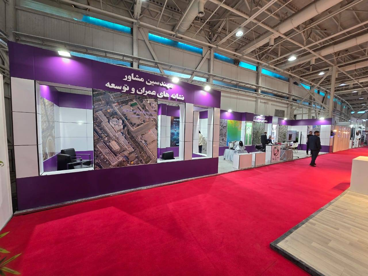 نمای ۵ از غرفه نمایشگاهی مدل ماکسیما ساخته‌شده توسط سازه سازان برتر ایرانیان