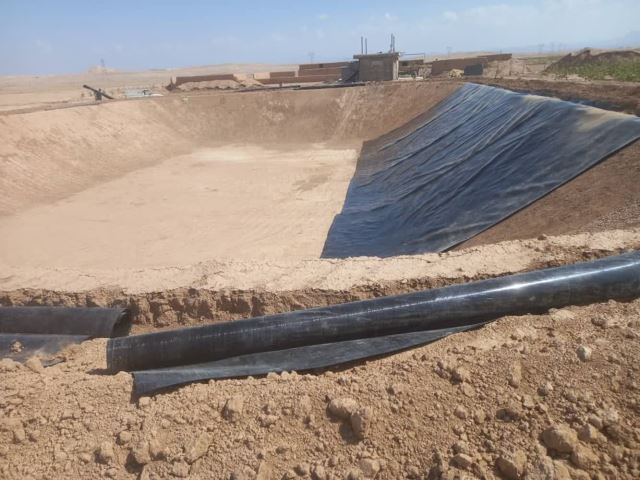ساخت استخر کشاورزی ارزان