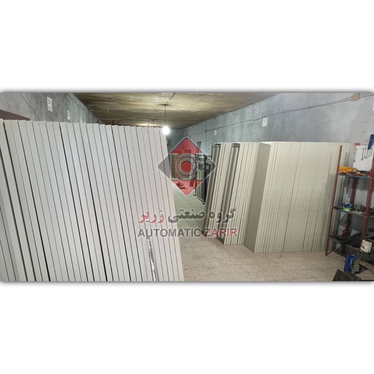 درب نیمه اتوماتیک آسانسور 