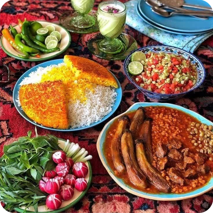 قیمه بادمجان