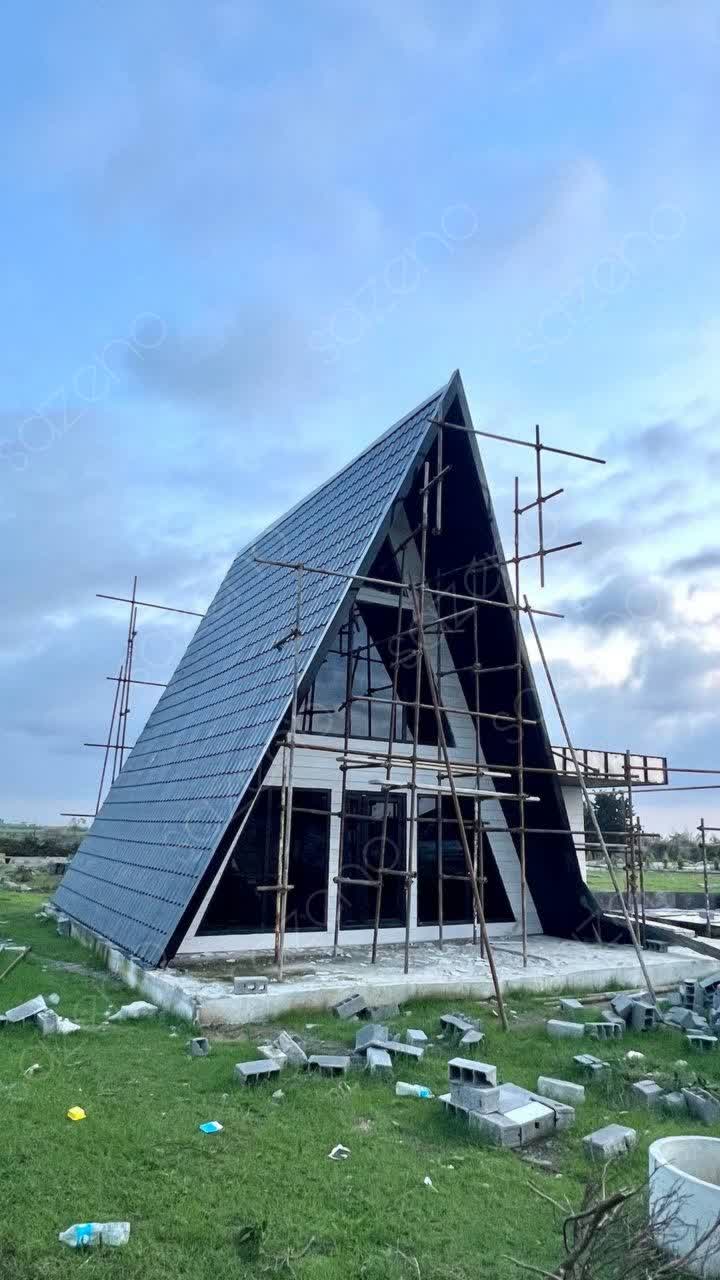 قیمت ساخت کلبه سوئیسی با ال اس اف