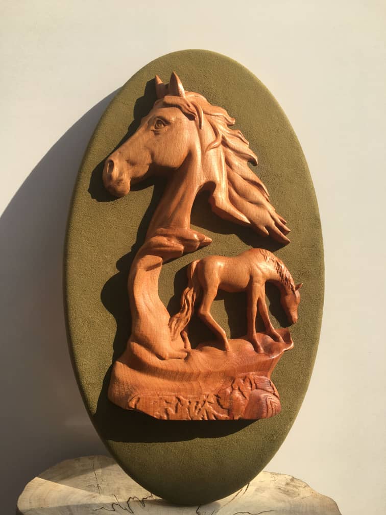 نمونه کار cnc چوبی