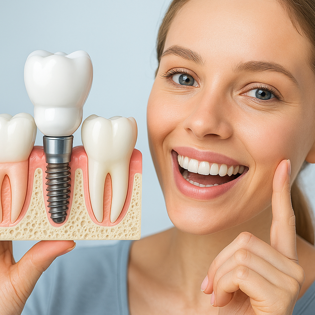ایمپلنت دندان در درچه
