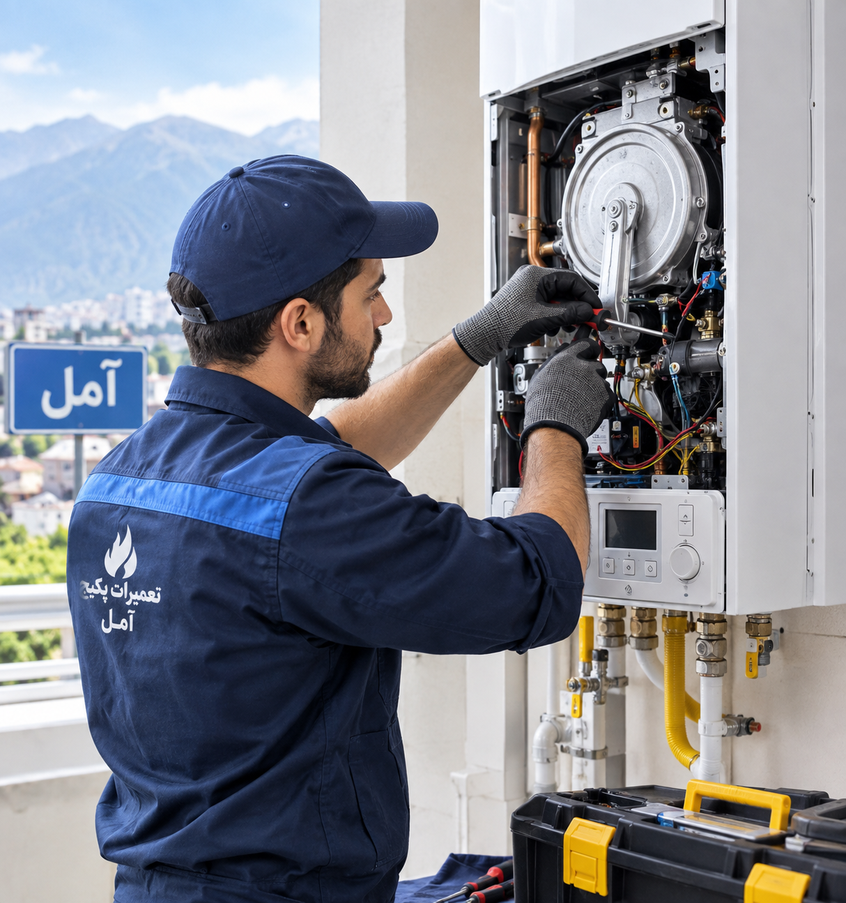 نمایندگی تعمیر پکیج در آمل