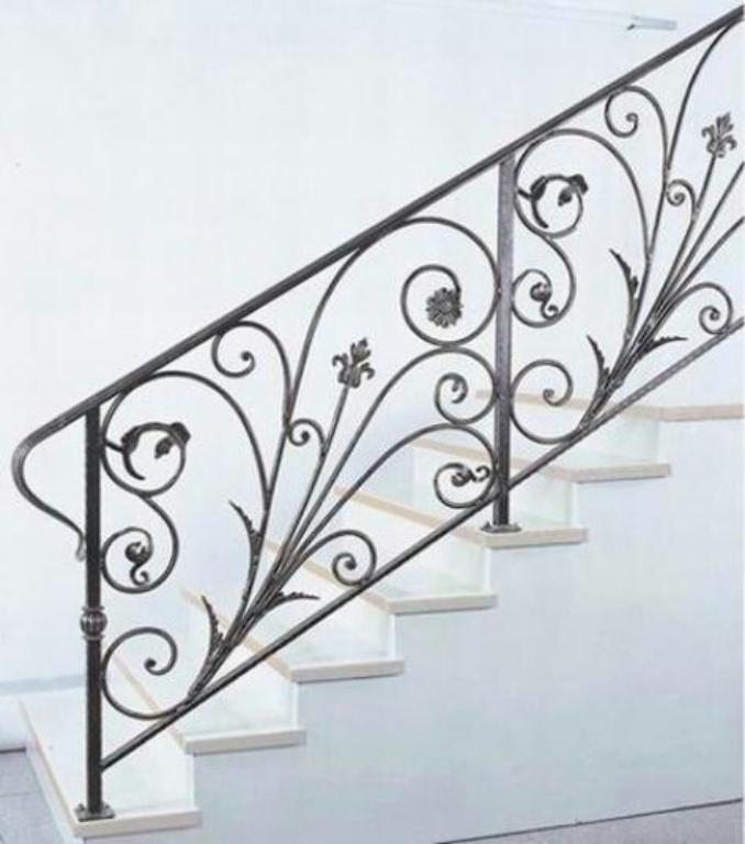 نرده راه پله فلزی