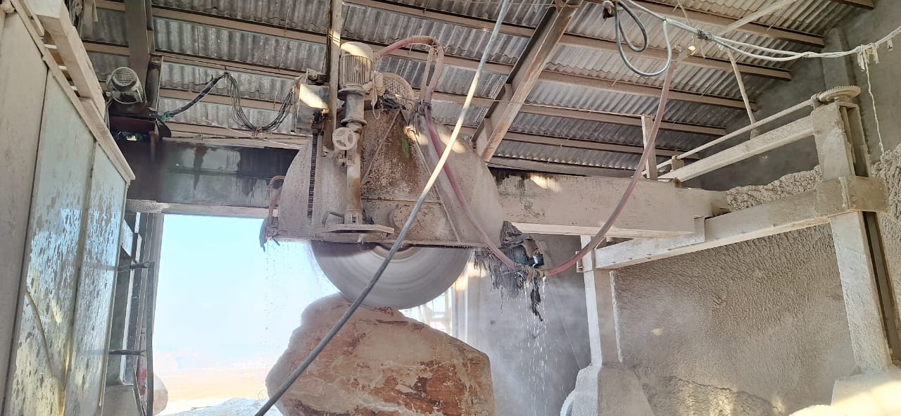 مراحل برش سنگ گوهره