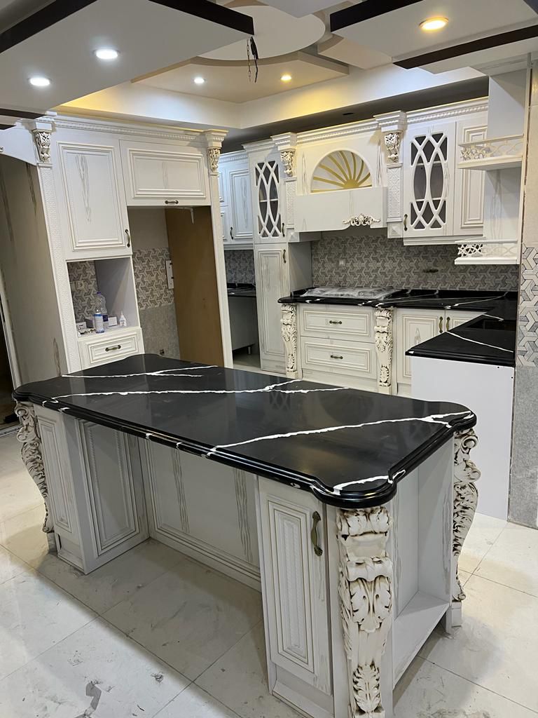 نصب صفحه کابینت سنگی اصفهان