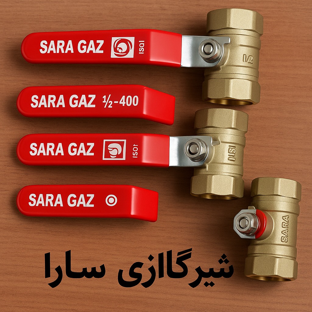 انواع شیرآلات گازی