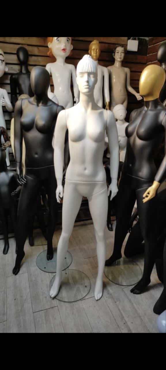 Full fiberglass female mannequin