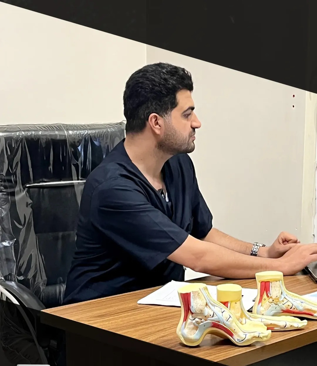 اسکن کف پا در شهرک غرب تهران