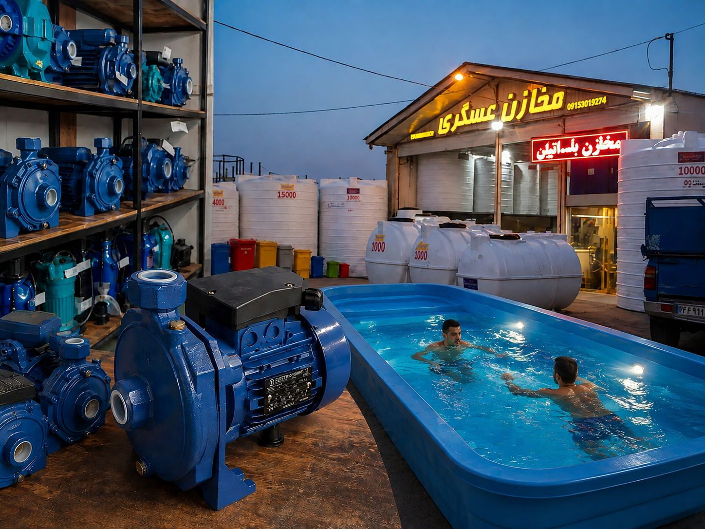 فروش تانکر آب در ساوه