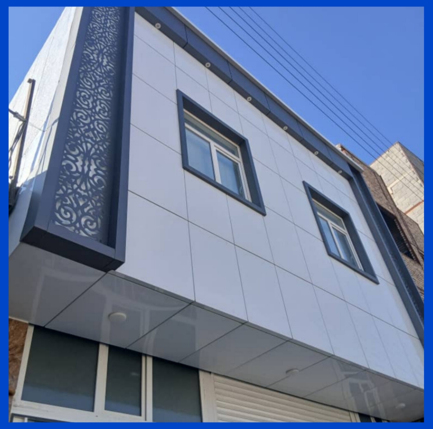 اجرای نمای کامپوزیتی ساختمان در تبریز