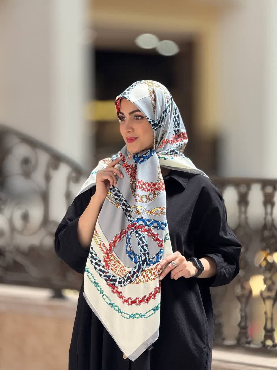 عمده روسری ابریشمی