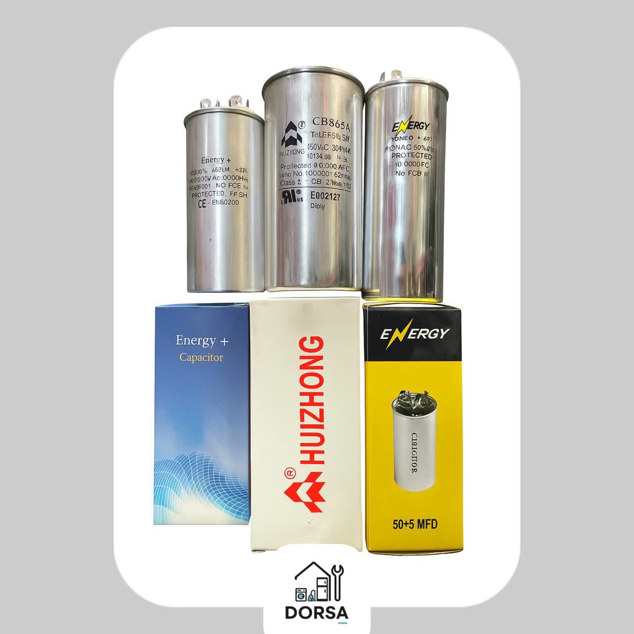 خازن کولر گازی و آبی