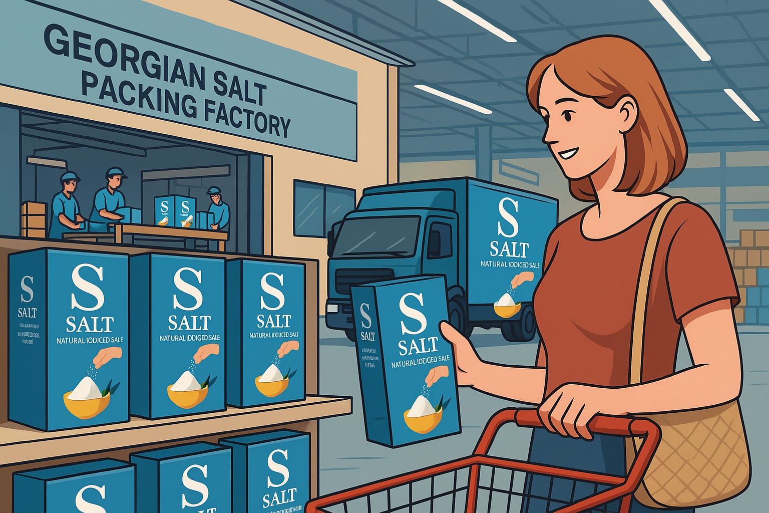 salt packing factory 