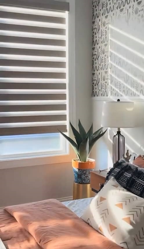 پرده زبرا اتاق خواب