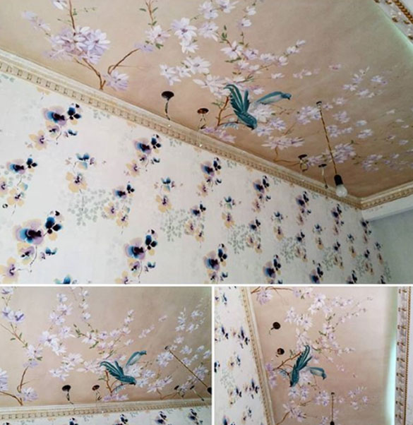 پتینه طرح سنگ و چوب در تهران