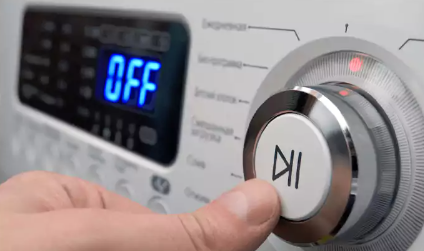 روشن کردن ماشین لباسشویی